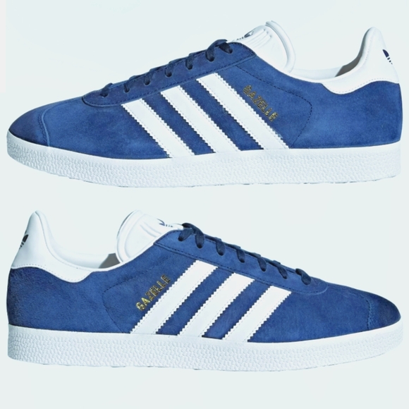 Adidas Gazelle in Royal Blue & White Women's sz 8.5, Euro 40, Men's 7 - Picture 1 of 12